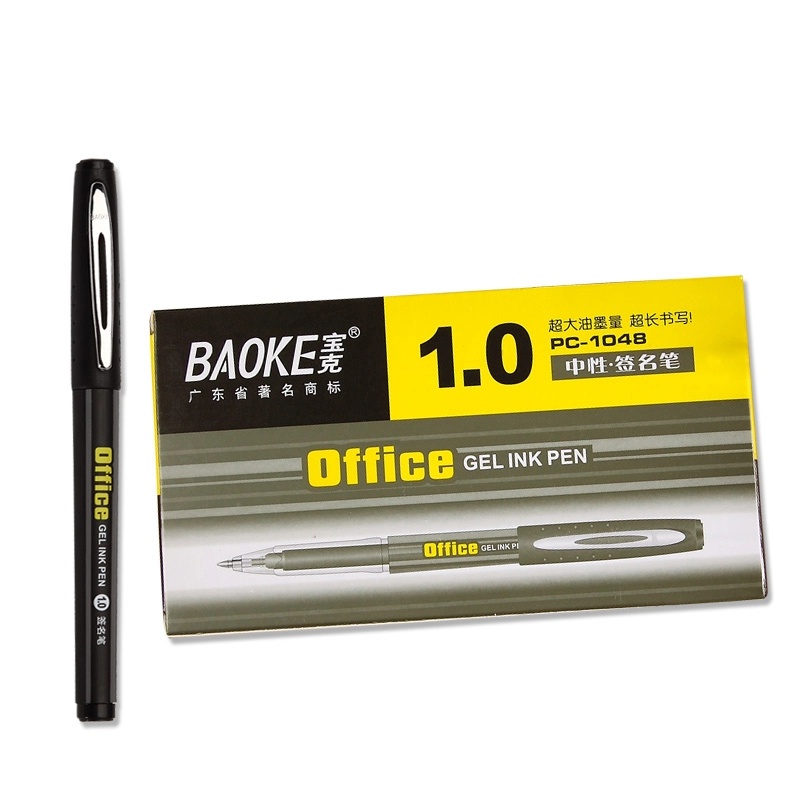 Bút Ký Baoke PC1048 1.0mm chính hãng bút nước văn phòng ra mực đều, đẹp ANKICO