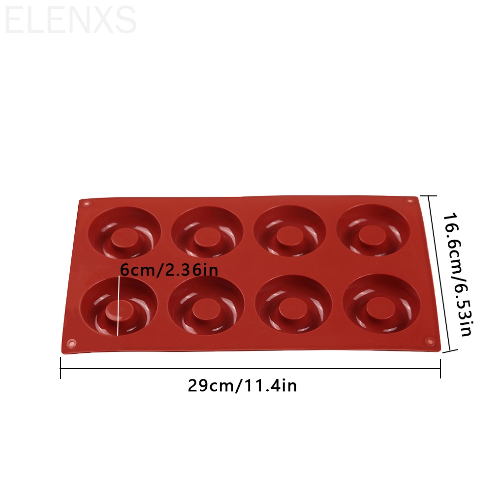 Khuôn Silicone Làm Bánh Donut 8 Ngăn