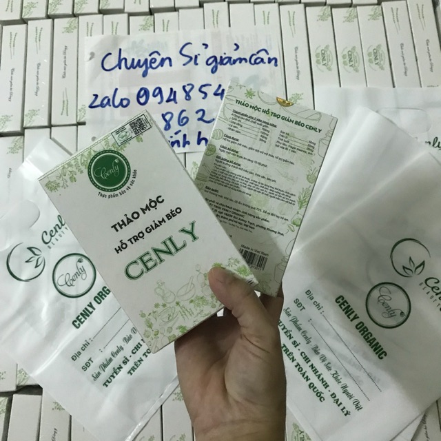 Combo 5 hộp thảo mộc giảm cân cenly( bao hàng chính hảng cty 100%)
