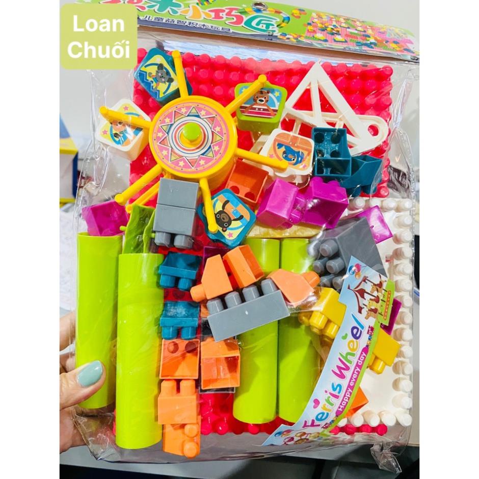 { RẺ VÔ ĐỊCH) BÀN LEGO XẾP HÌNH CHO BÉ- Shop Toys89- TOYS89
