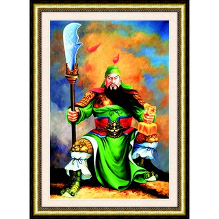 Tranh Thêu Chữ Thập 3D Quan Công 53450 (KHÁCH TỰ THÊU) KT:76X54CM