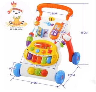 Xe tập đi đèn nhạc Winfun 0804