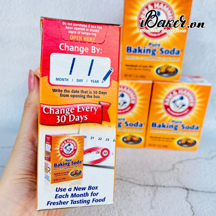 [454g] Bột baking soda đầu búa đa công dụng - NHẬP KHẨU MỸ