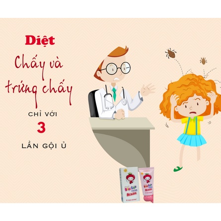 Dầu gội dược liệu diệt chấy cho bé Aladin Thái Dương (30g)