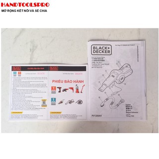 12V Máy hút bụi Black and Decker PV1200AV