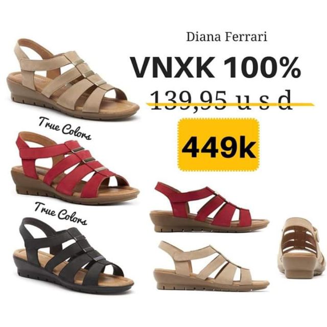 Sandal nữ VNXK da thật toàn bộ