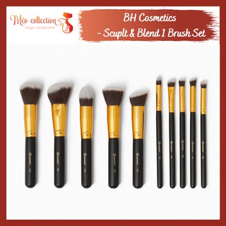 [TÁCH LẺ] Cọ BH Cosmetics - Sculpt and Blend 1 10-Piece Brush Set