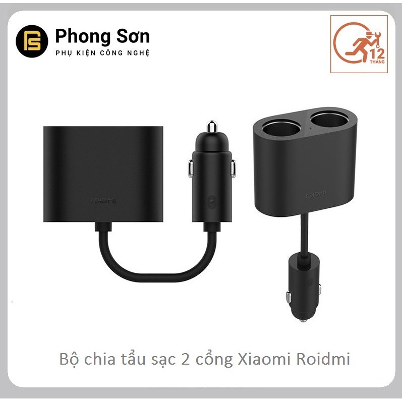 Bộ chia tẩu sạc ô tô Xiaomi Roidmi - Bảo Hành 12 Tháng