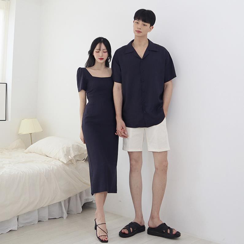 Đồ cặp nam nữ 🎀FREESHIP🎀 Áo Váy đôi dễ thương chụp ảnh đi biển nam nữ Hàn Quốc AV94