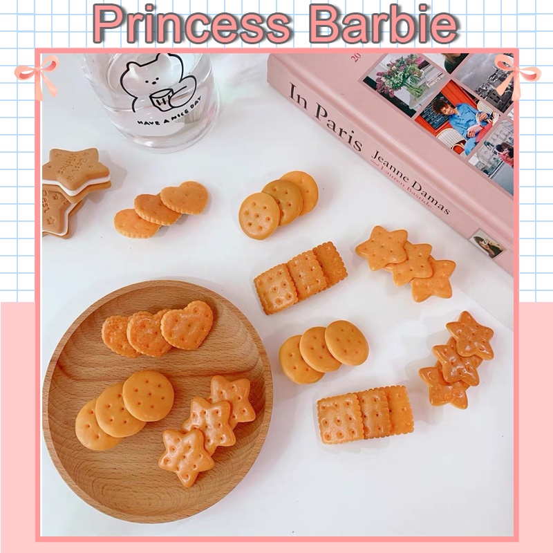 Kẹp Tóc Hình Bánh Quy Ngôi Sao Thời Trang Hàn Quốc Đáng Yêu Cho Nữ