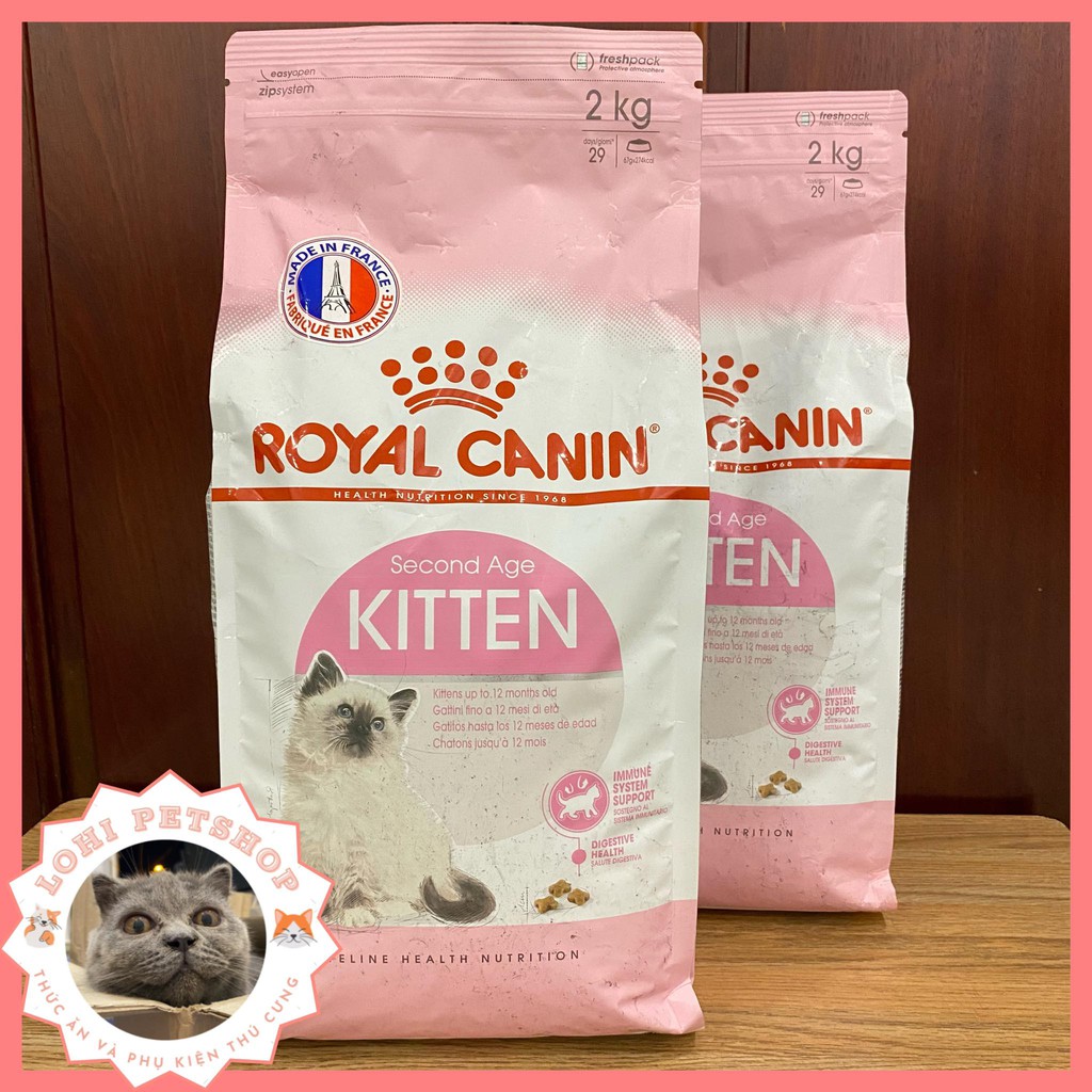 [KITTEN 2KG] Thức ăn hạt cho mèo Royal Canin Kitten 2kg