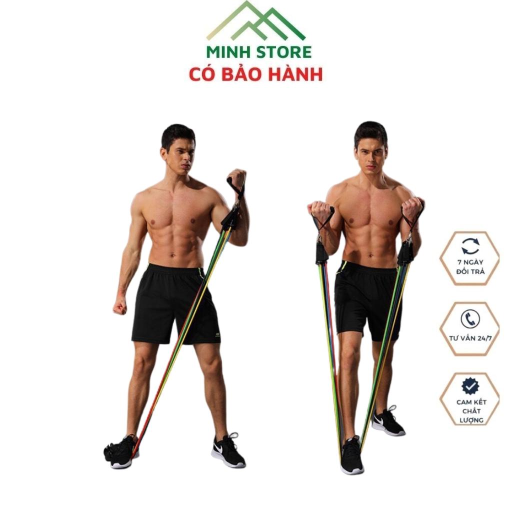 Dây Kéo Ngũ Sắc Đàn Hồi Tập Thể Dục Cao Cấp