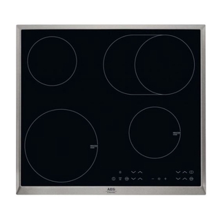 (Hàng Đức) Bếp âm 2 từ 2 hồng ngoại AEG HK634150XB 7000W, 17 mức công suất  220V Made in Germany