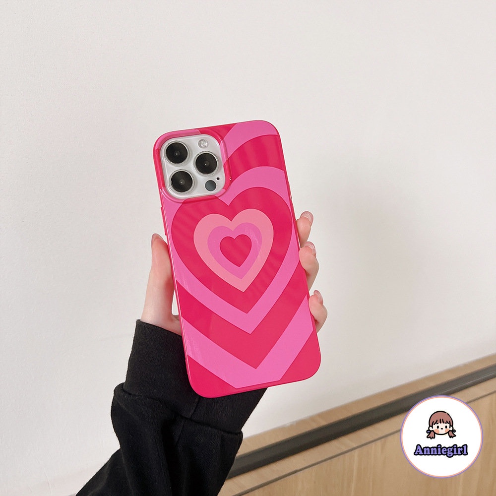 Ốp Điện Thoại TPU Mềm Chống Dấu Vân Tay Họa Tiết Trái Tim Màu Gradient Sang Trọng Cho IPhone 14 13 12 11 Pro Max XR X XS 7 8Plus