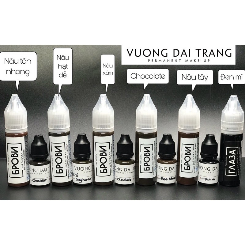 [CHÍNH HÃNG] Mực BROVI mini 5ml / Fullsize 15ml