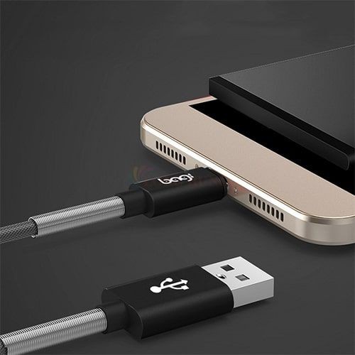 Cáp USB Type-C 2.0 Bagi dây lò xo 1m CB-CF100 - Hàng chính hãng