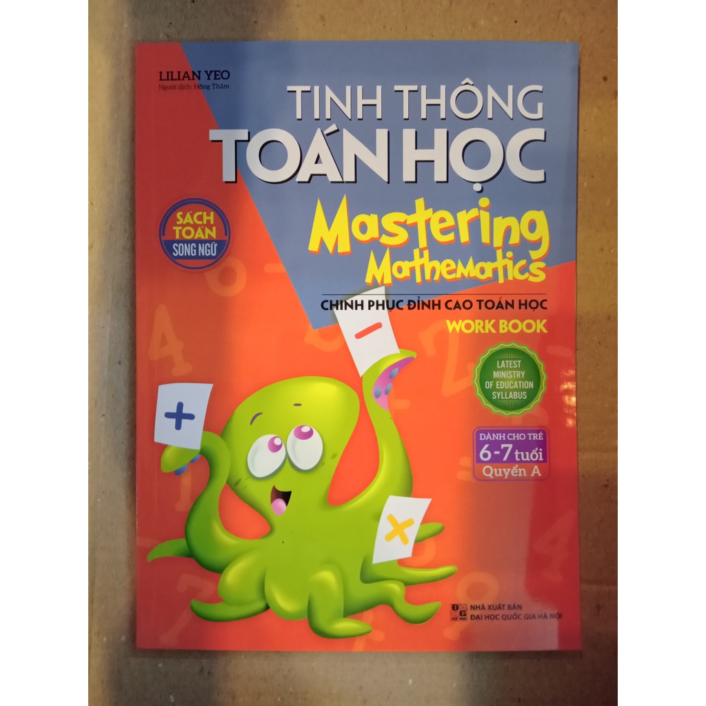 Sách - Tinh Thông Toán Học - Mastering Mathematics - Dành Cho Trẻ 6-7 Tuổi - Quyển A