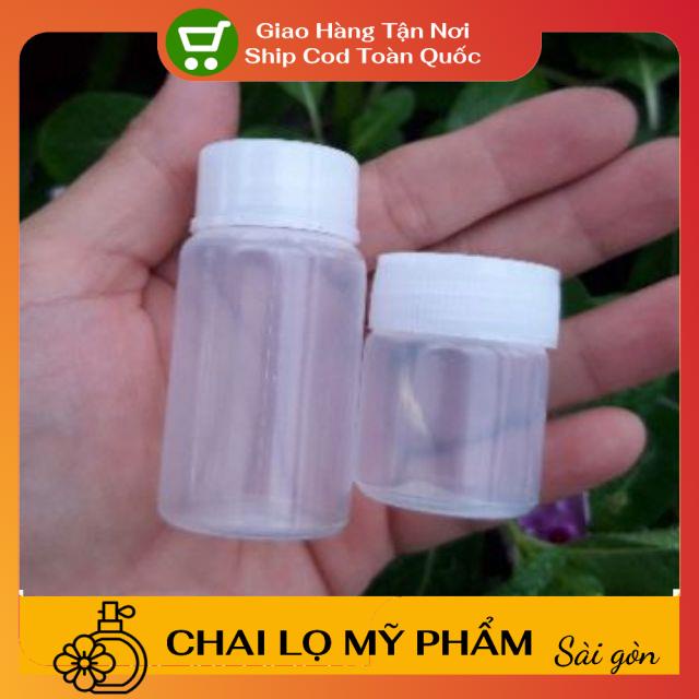 Hủ Nhựa ❤ SIÊU RẺ ❤ 100 Hũ nhựa mềm 30ml,15ml chiết mỹ phẩm , phụ kiện du lịch