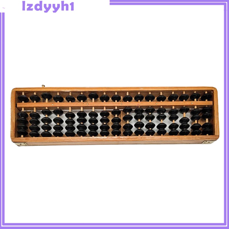 JoyDIY 17 Rods Standard Wooden Abacus Soroban Chinese Calculator Mathematics Tool