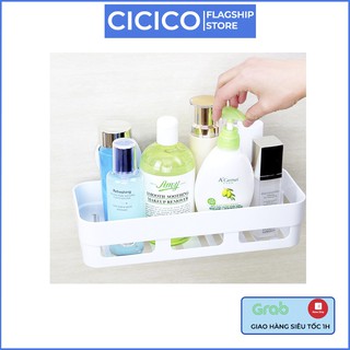 Kệ để đồ nhà tắm CICO 04 xà bông gắn tường nhà tắm hình chữ nhật