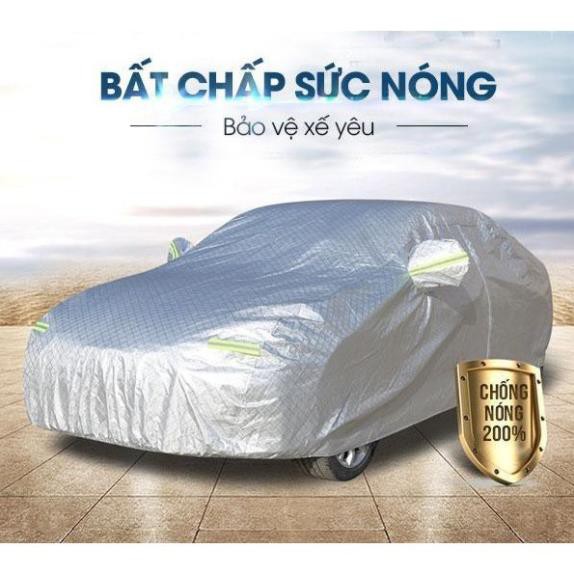 Bạt Phủ Toàn Xe 5 Lớp Chống Xước, Chống Nắng, Chống Cháy Cho Ô Tô