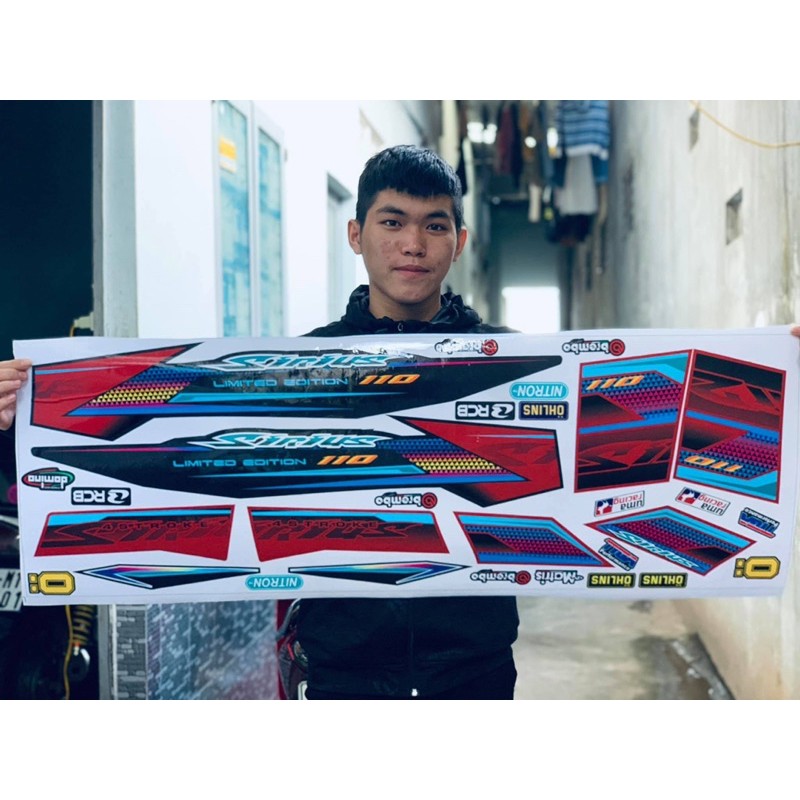 TEM XE SIRIUS 3 LỚP 50cc-110cc