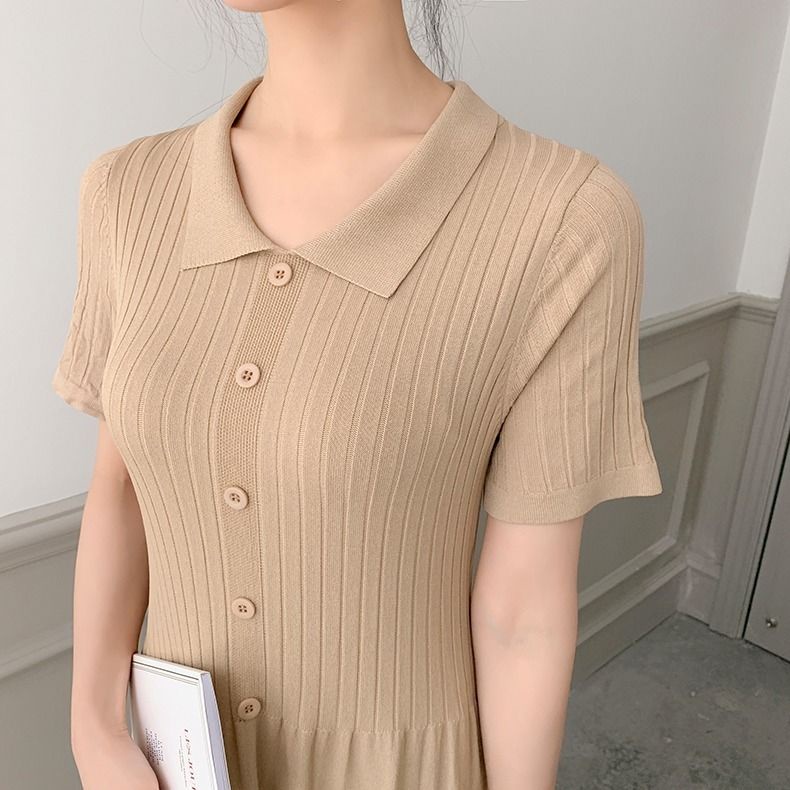 Váy len nữ dáng dài tiểu thư