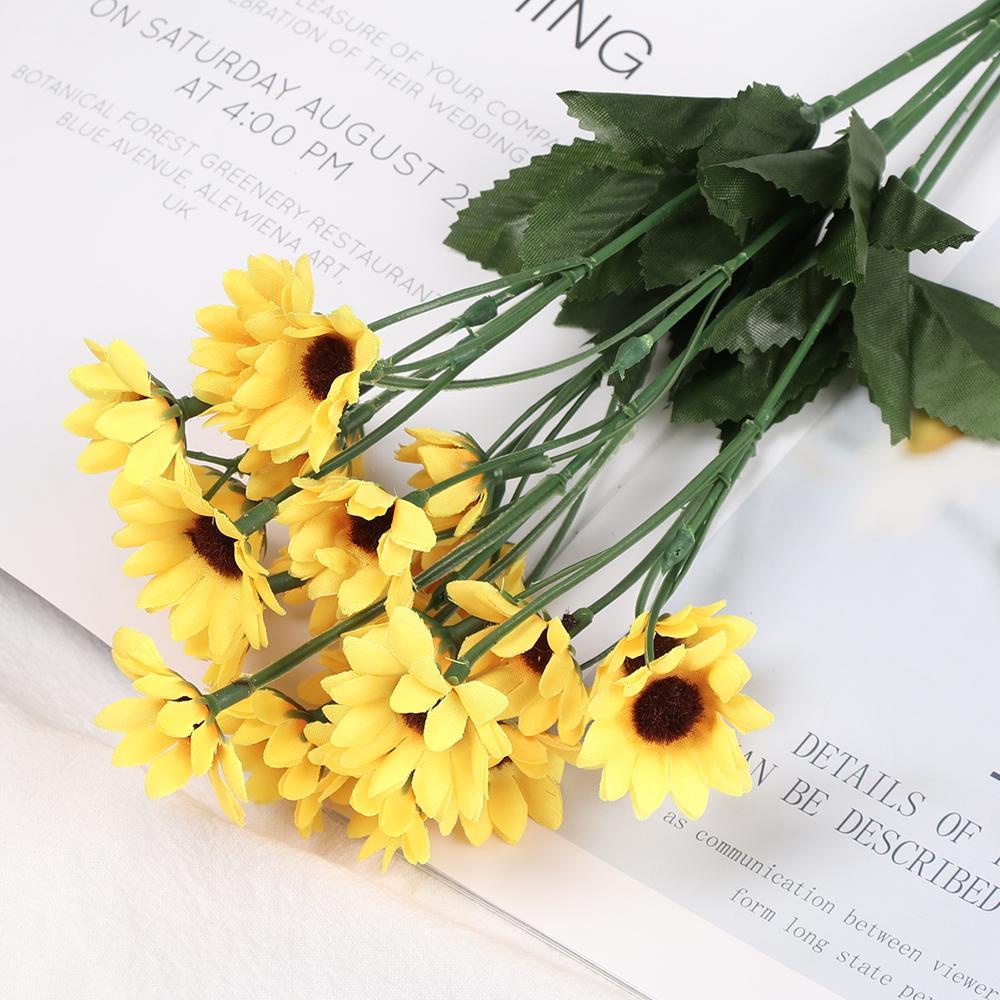 JANE Bó Hoa Hướng Dương Giả 5 / 7 / 22 Bông Trang Trí