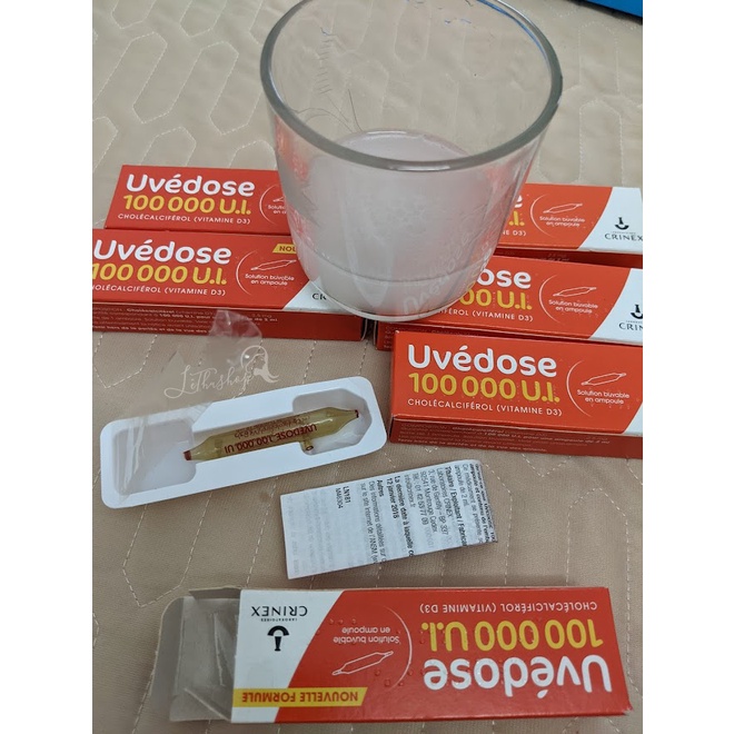 Vitamin D3 Uvedose 1 liều 100.000UI cho 3 tháng