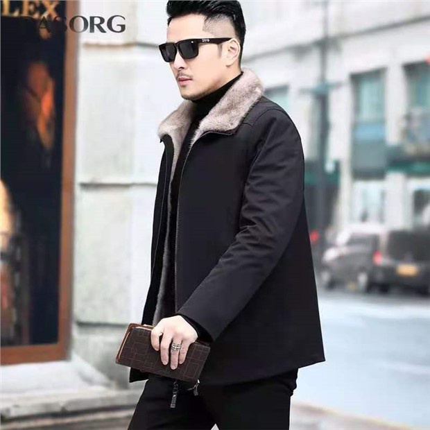 Áo khoác nam Ak107 - áo jacket nam lót lông dáng suôn lịch sự, sang trọng cực ấm