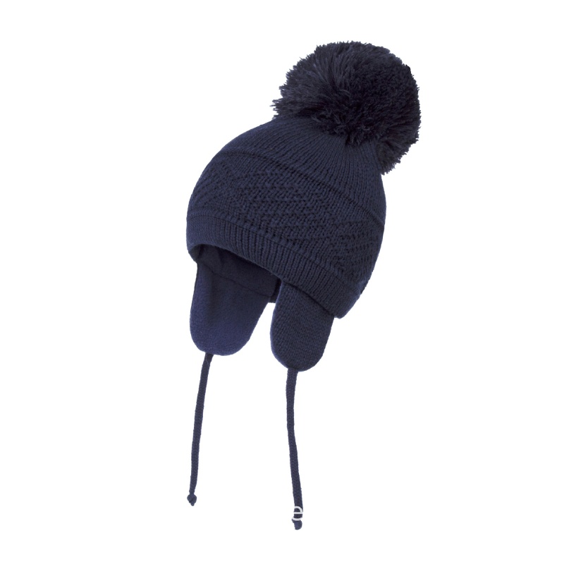 Mũ Beanie Dệt Kim Màu Sắc Trơn Giữ Ấm Mùa Đông Cho Bé