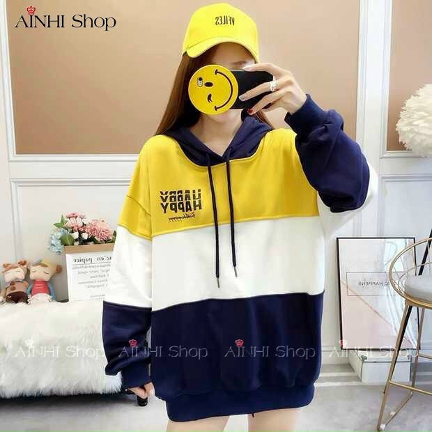 Áo Hoodie Nữ ❤️FREESHIP❤️ Áo Khoác Hoodie (HBBD) Vải Nỉ Nhiều Màu - Áo Hoodie Free Size Dưới 60kg