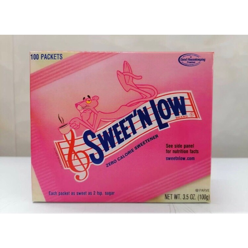 ĐƯỜNG ĂN KIÊNG SWEETLOW SWEET'N LOW HỘP 100G - 100 GÓI x 1G