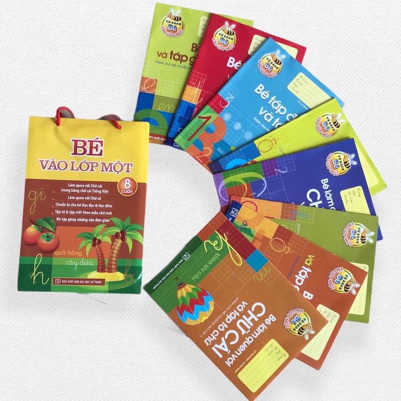 Sách - Bé vào lớp một (Túi 8 cuốn) - B80 - TSMN