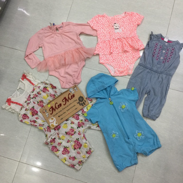 Combo body bé gái