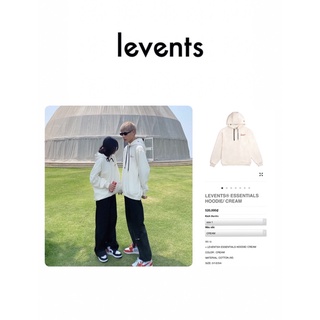 Áo khoác hoodie LEVENTS® ESSENTIALS HOODIE/ CREAM Unisex dx.resell