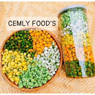 Đậu hà lan mix 5 vị❤️loại đặc biệt❤️vị mù tạt,sữa,tỏi ớt,phô mai,sầu riêng-hũ 500gr_cemlyfood's