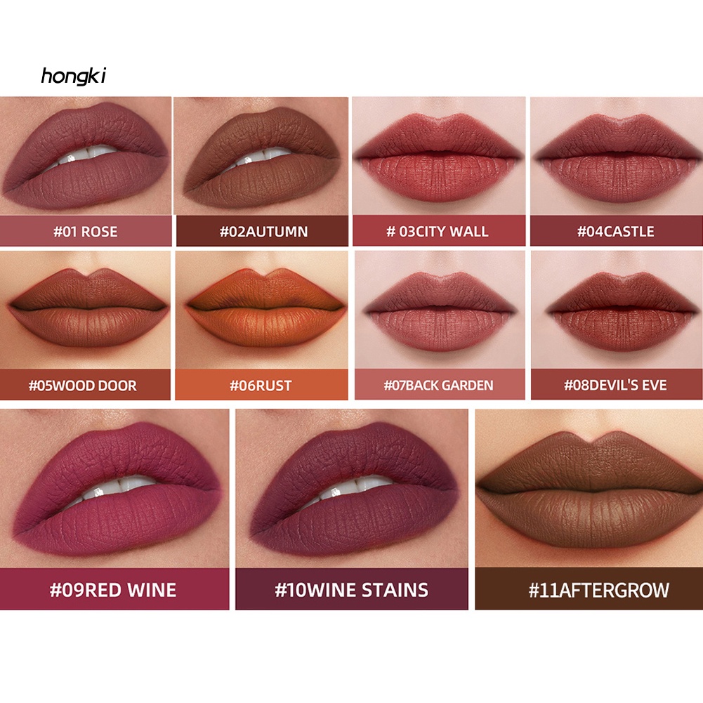 [Hàng mới về] Son môi trang điểm QIBEST dưỡng ẩm không phai màu lâu trôi