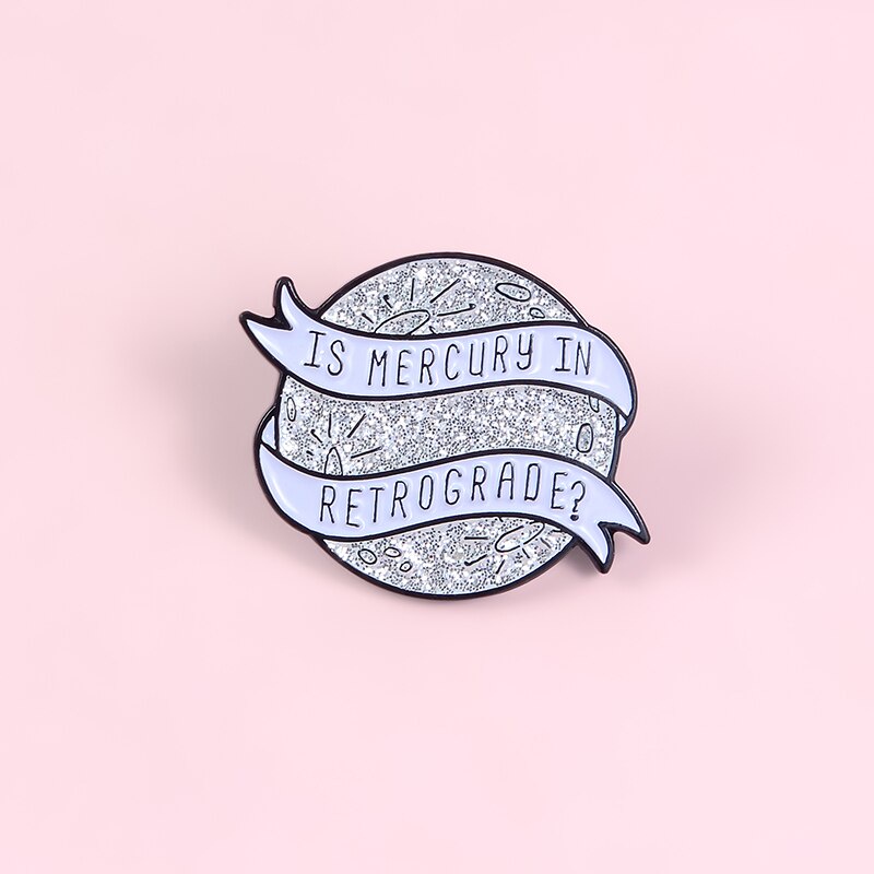 Ghim Cài Áo Kim Loại Hình Vũ Trụ Phong Cách Punk Cho Nam Nữ