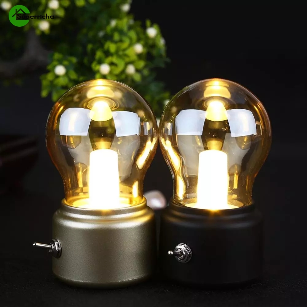 Đèn Led Để Bàn Sạc Usb Kiểu Dáng Cổ Điển