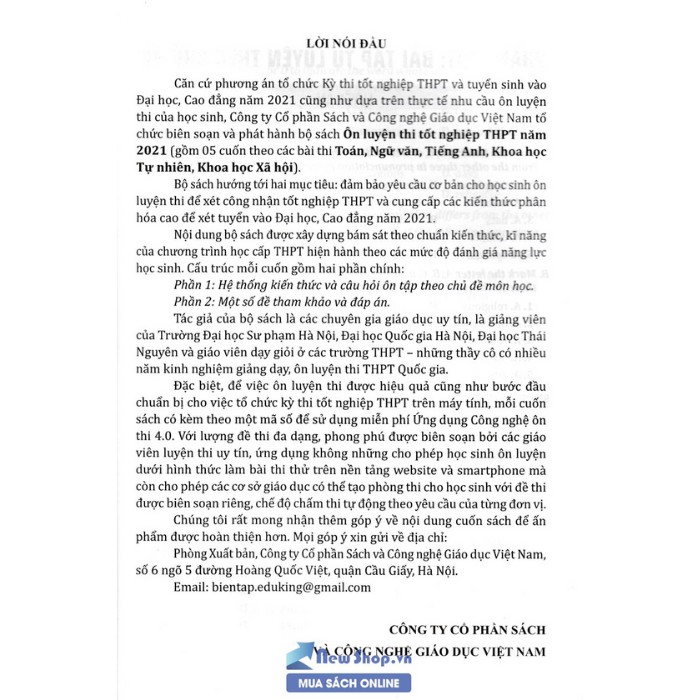 Sách - Ôn luyện thi tốt nghiệp THPT năm 2021 môn Tiếng Anh | BigBuy360 - bigbuy360.vn