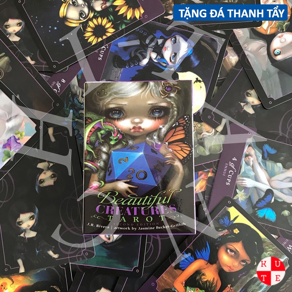 Bài Tarot Beautiful Creatures 80 Lá Tặng Đá Thanh Tẩy E41