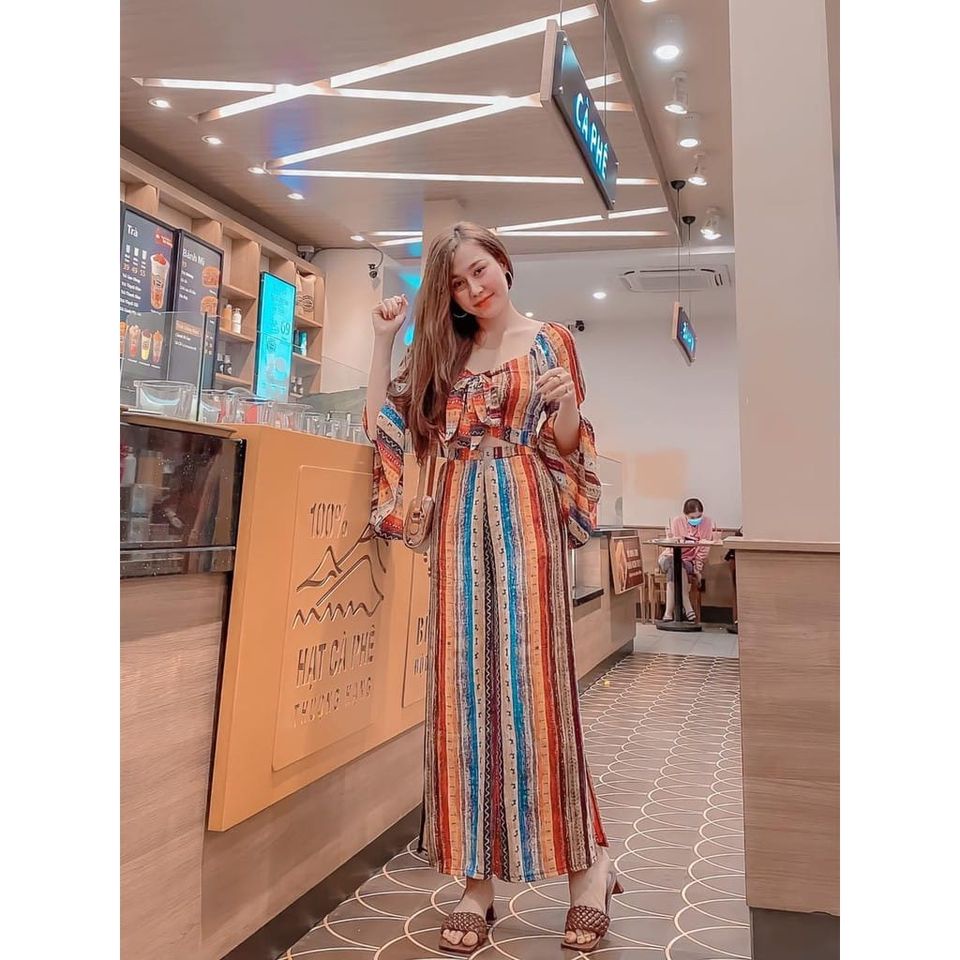 BIGSIZE SET THỔ CẨM ĐI BIỂN , ĐI DU LỊCH