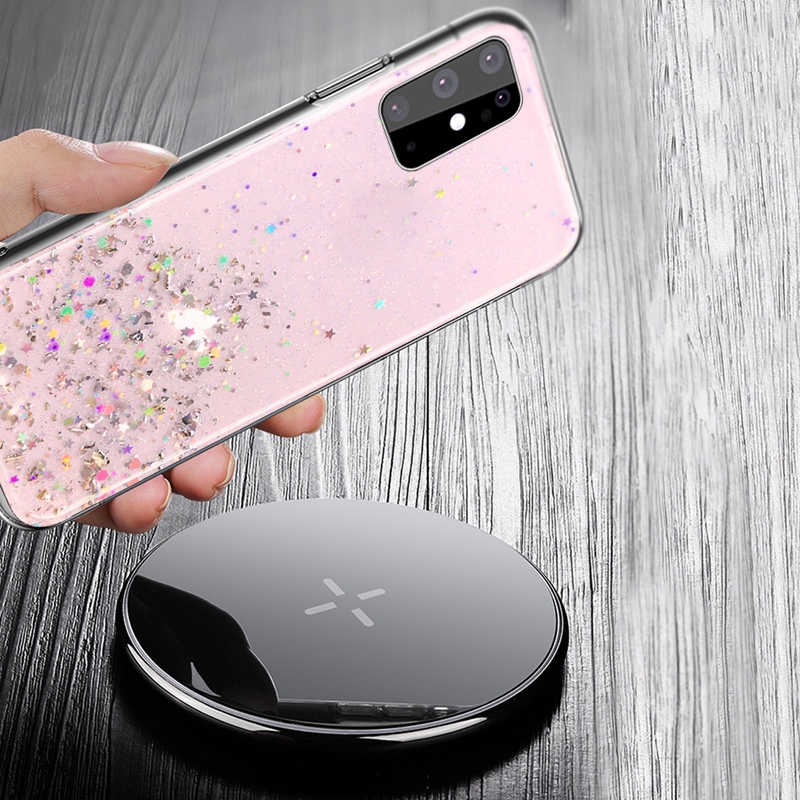 【Ready Stock】Samsung Galaxy S20 Ultra Plus A71 A81 A91 Glitter Bling Star Soft Case Cover