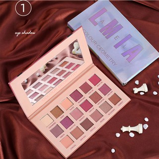 bảng phấn mắt lameila 18 ô màu mắt Lấp Lánh  cực đẹp mĩ phẩm nội địa trung
