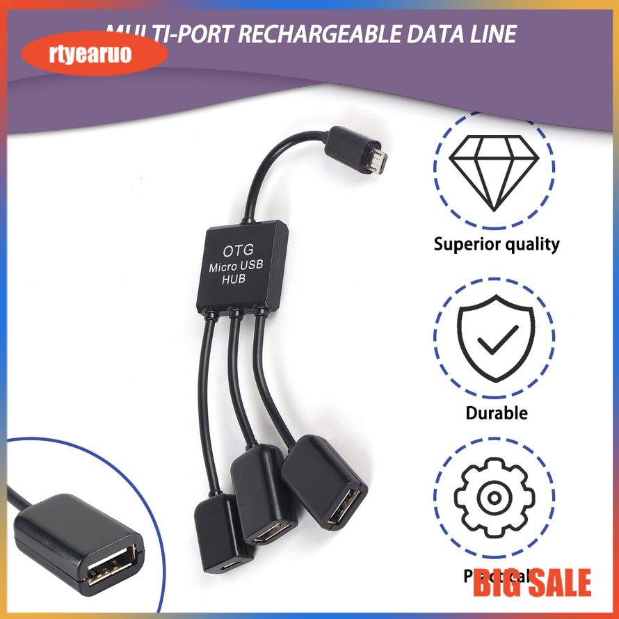 Dây cáp sạc nguồn chuyển đổi cổng Micro USB OTG