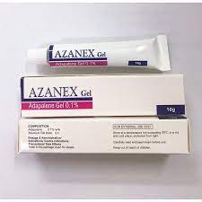 gel bôi giảm mụn azanex adapalene 0,1% cùng công thức với differin, Megaduo