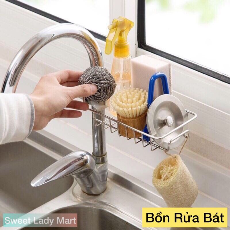 Kệ inox để đồ rửa chén siêu chắc chắn