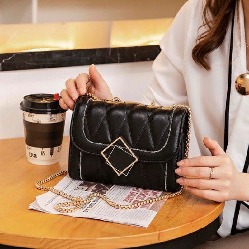 Túi xách nữ đeo chéo kẹp nách sang chảnh 3 ngăn để đồ tiên dụng mã 04