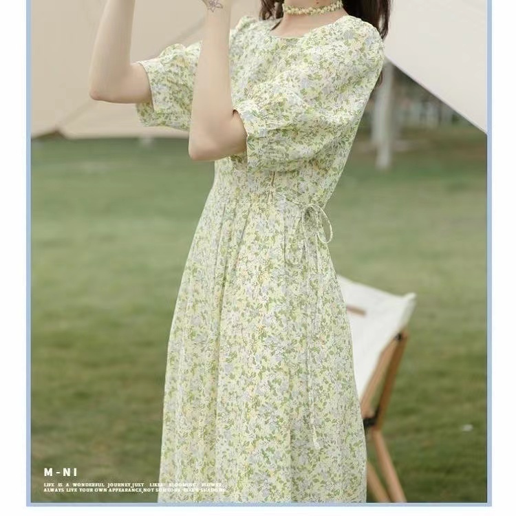 Đầm nữ đầm bigsize nữ đầm tay phồng đầm dài đầm nữ váy hoa nhí vintage váy tiểu thư sang chảnh đầm đi tiệc váy nữ xinh váy bầu mùa hè